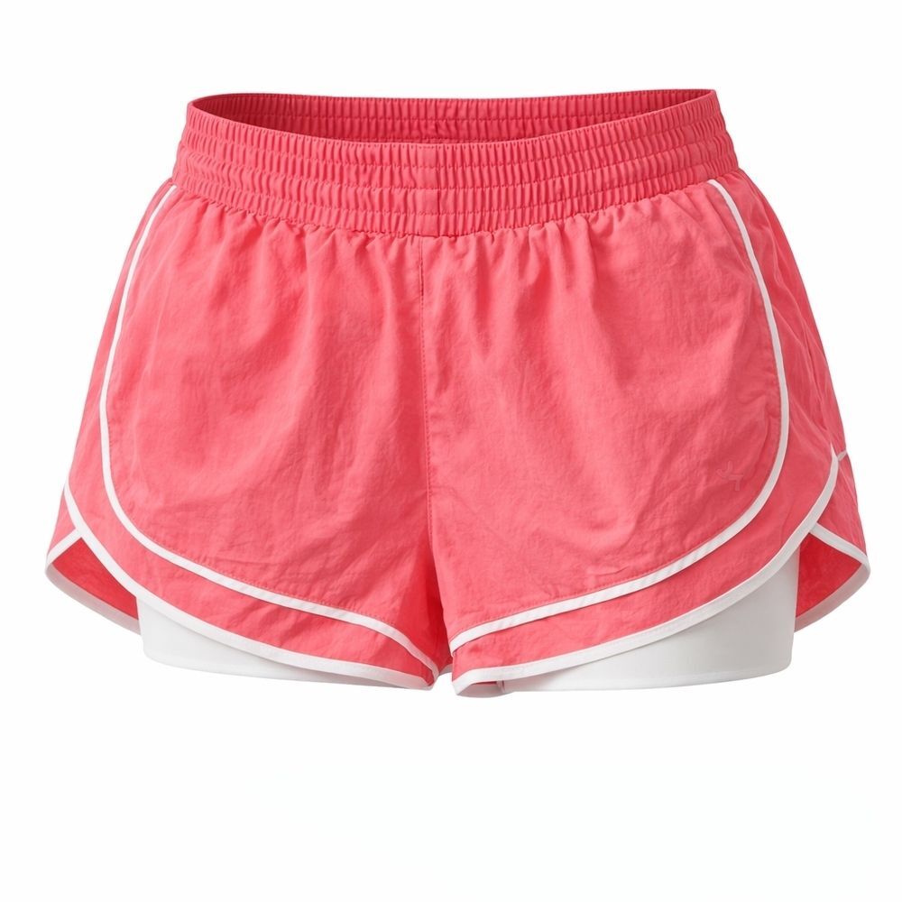 JoyLab Women's Papaya Athletic Shorts With Built In Briefs - NWT